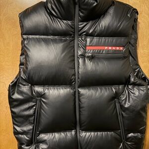 Prada Men's Black Puffer Vest small/ medium